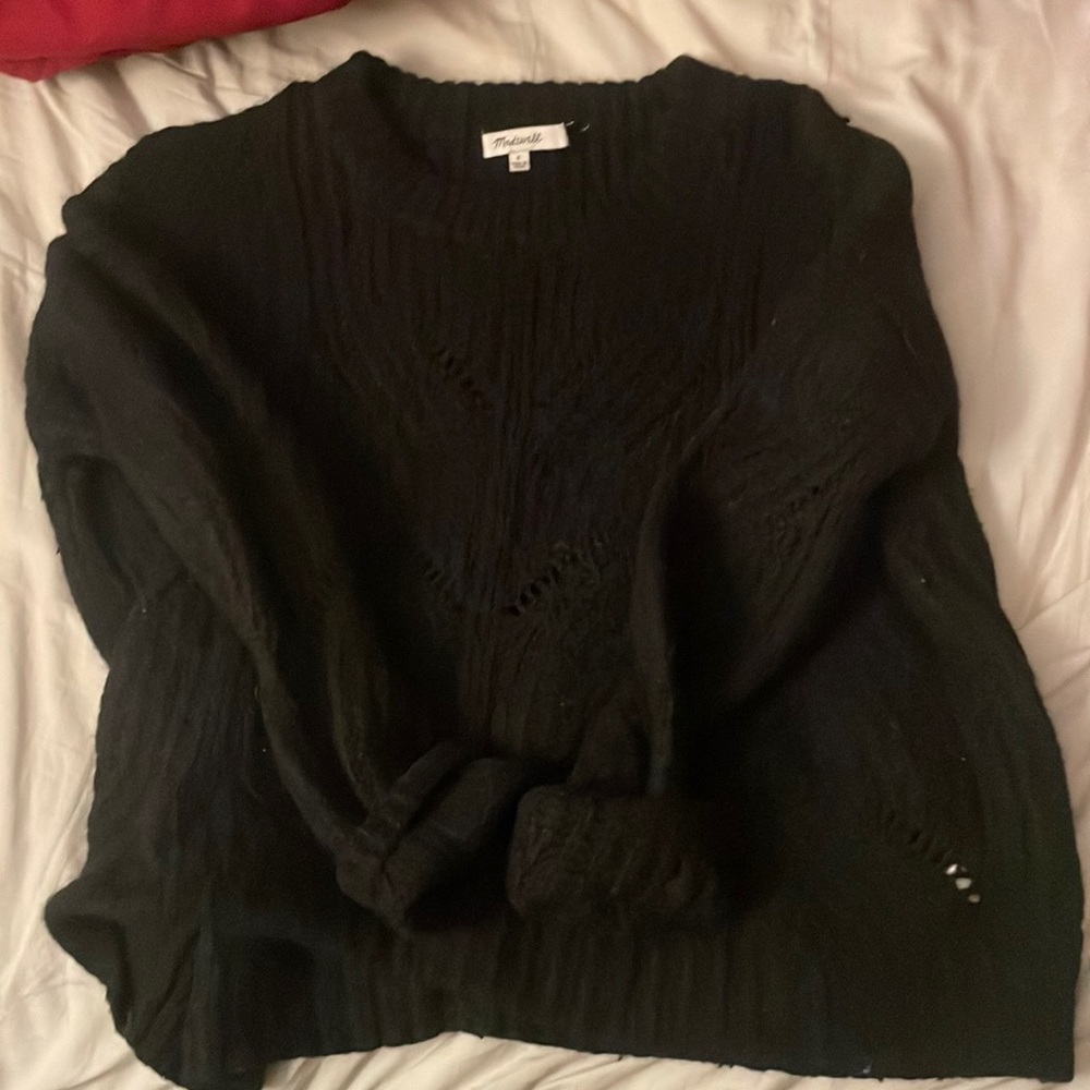Madewell cable-knit sweater, size S